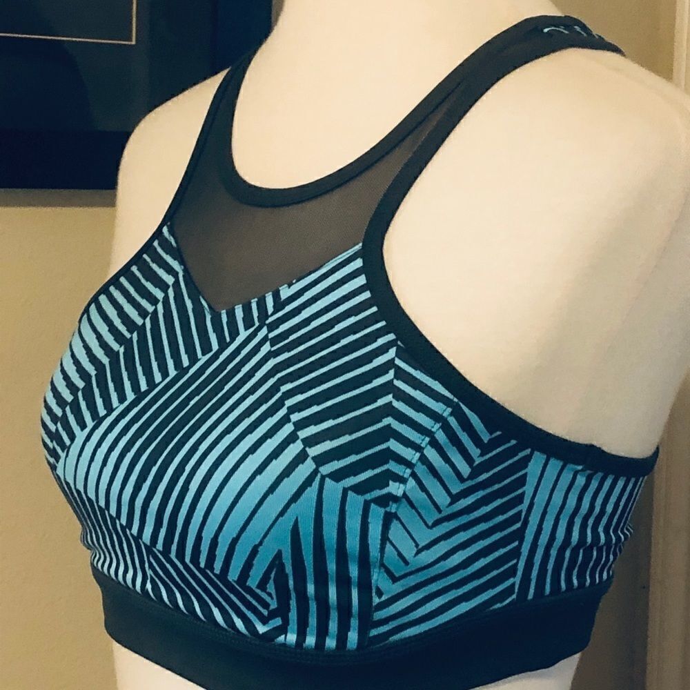 Z by ZELLA BAJA STRIPED SPORTS BRA - Picture 3 of 8